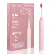 Электрическая звуковая зубная щётка Revyline RL 060, розовая