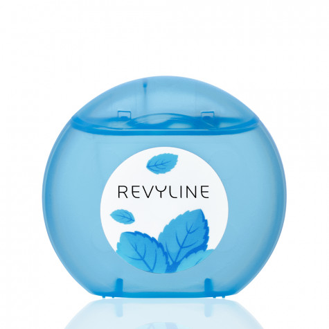 Зубная нить Revyline Perfect нейлон, мятная, вощеная с хлоргексидином, 30 м