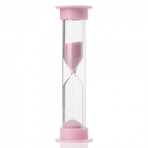 Детская зубная щетка Revyline Sheep 3+ с песочными часами, розовая